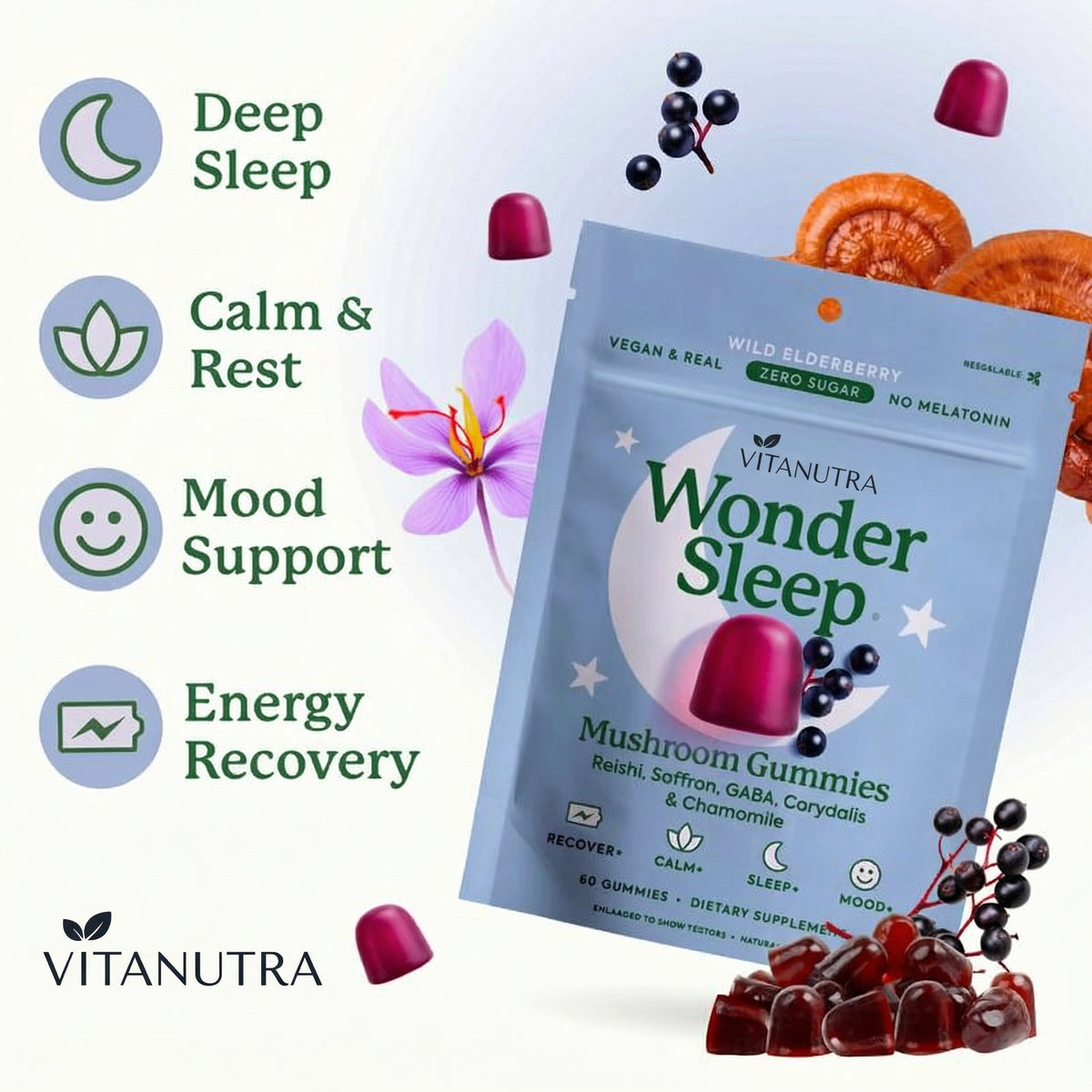 WonderSleep Mushroom Gummies